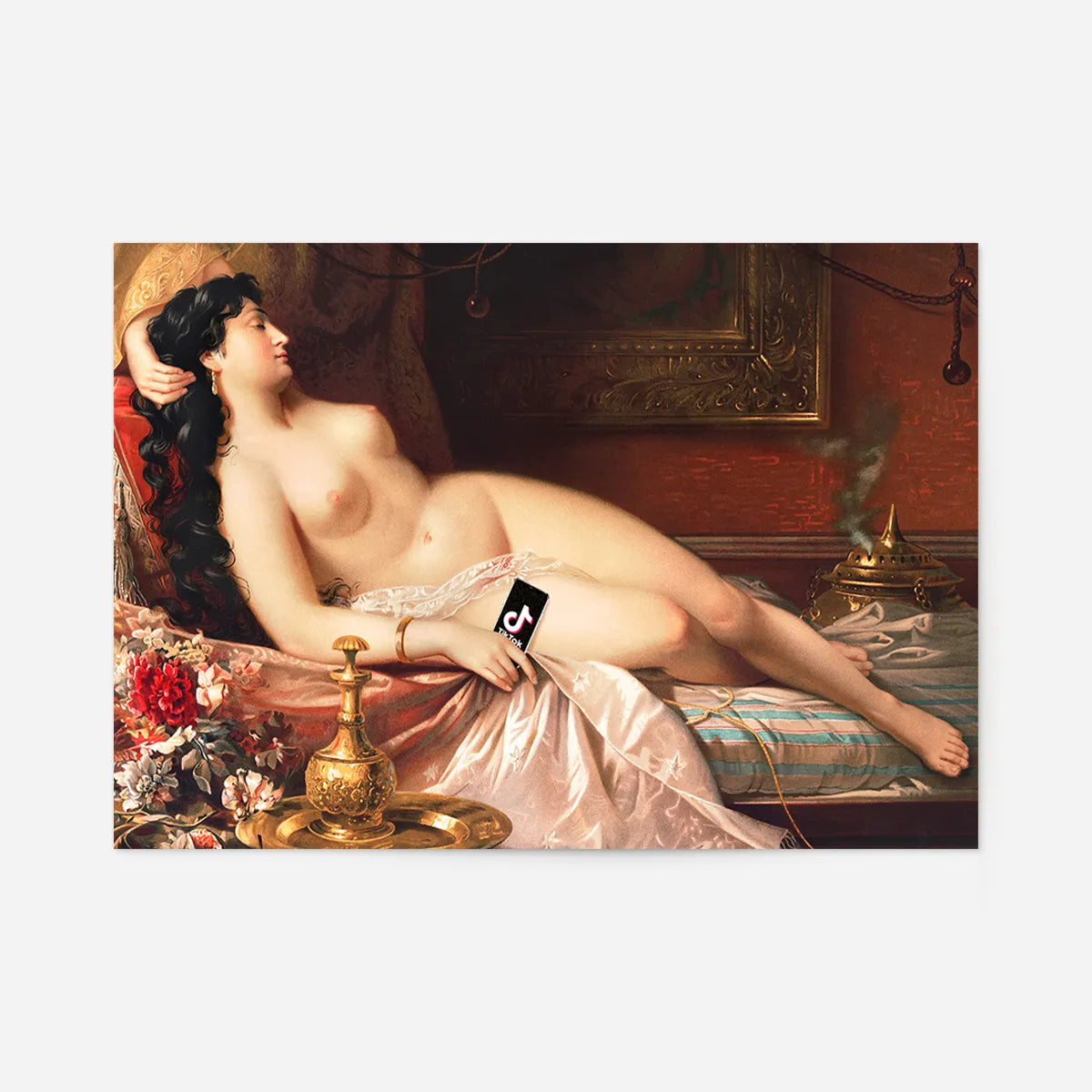 Tik Tok Oil Nude Life Painting Print