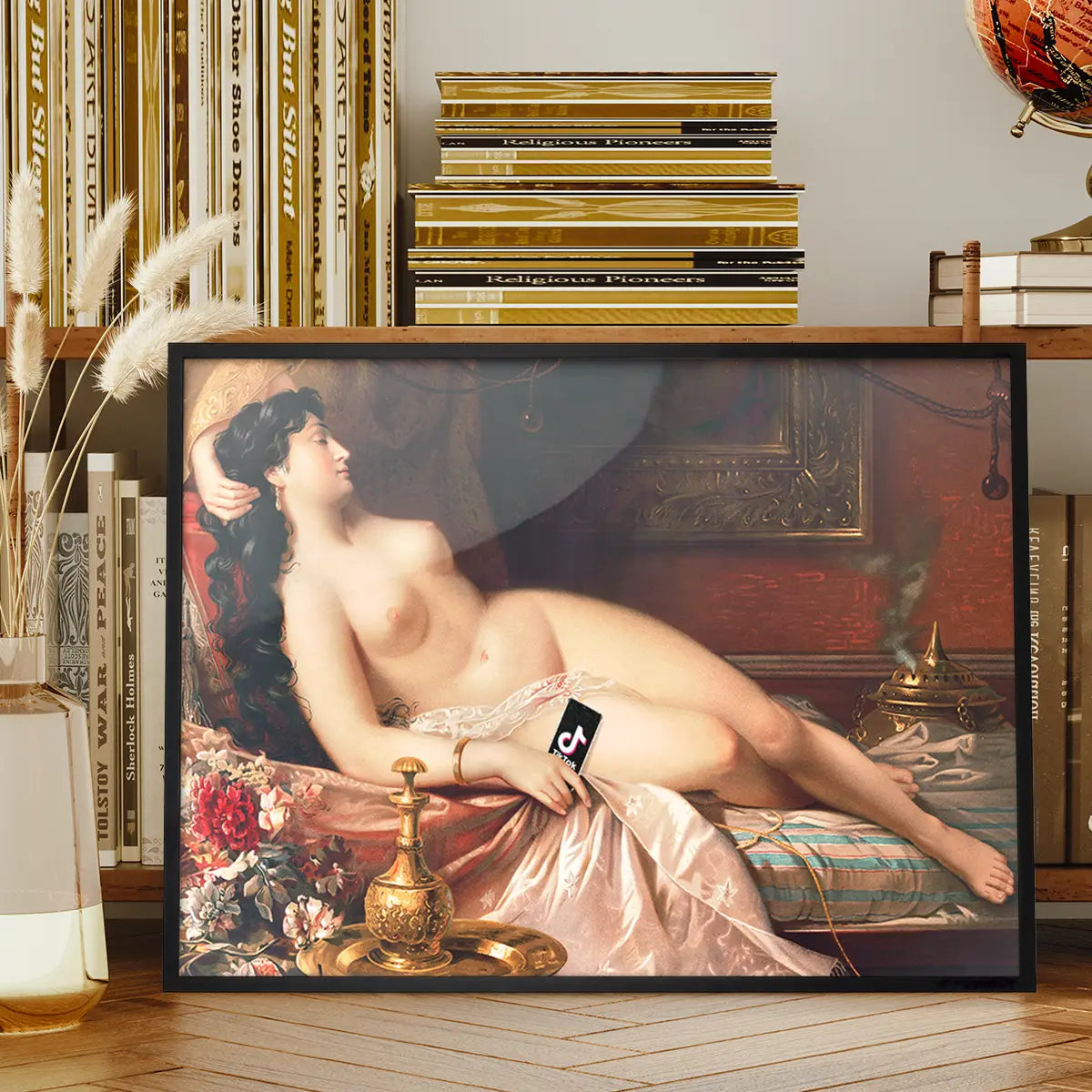 Tik Tok Oil Nude Life Painting Print