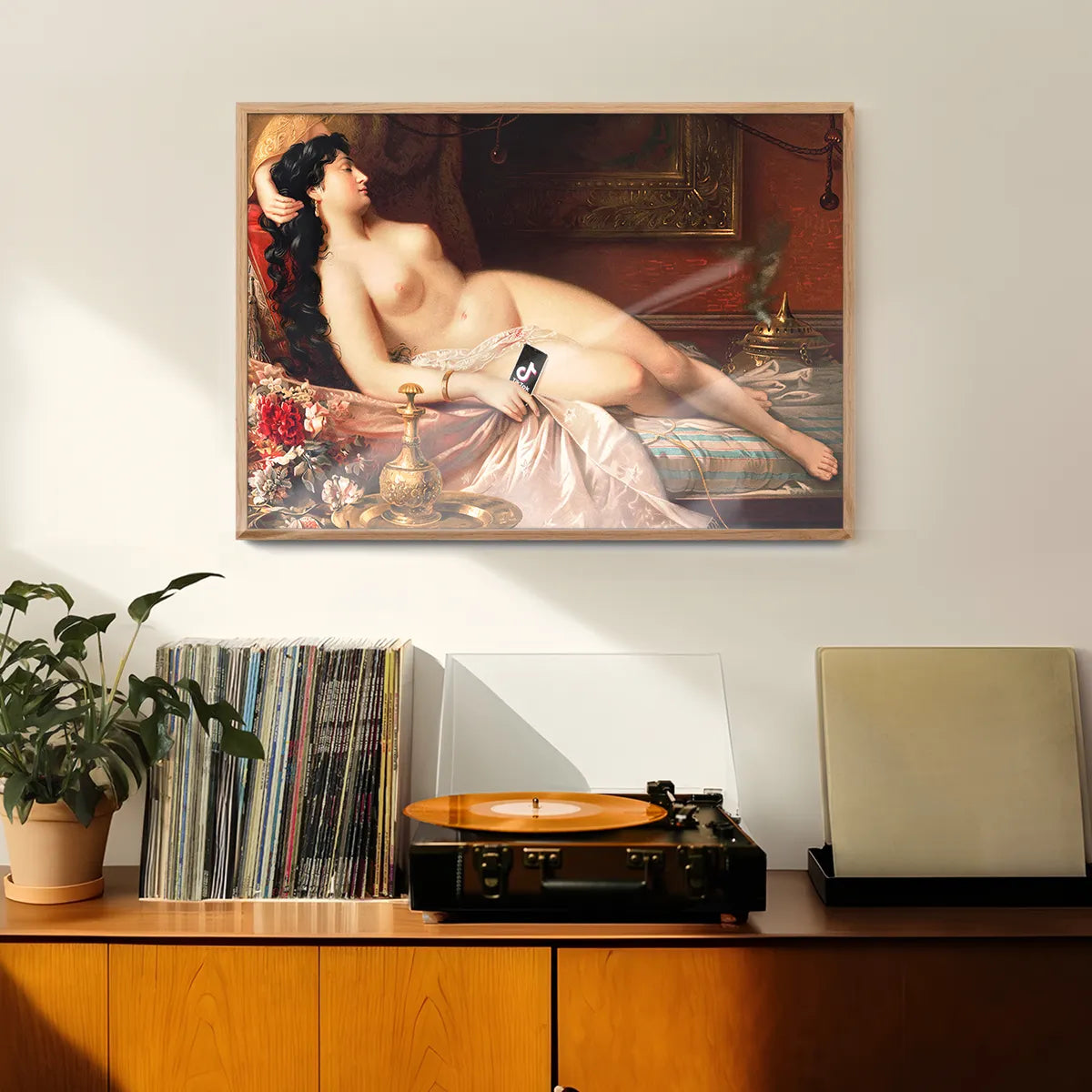 Tik Tok Oil Nude Life Painting Print