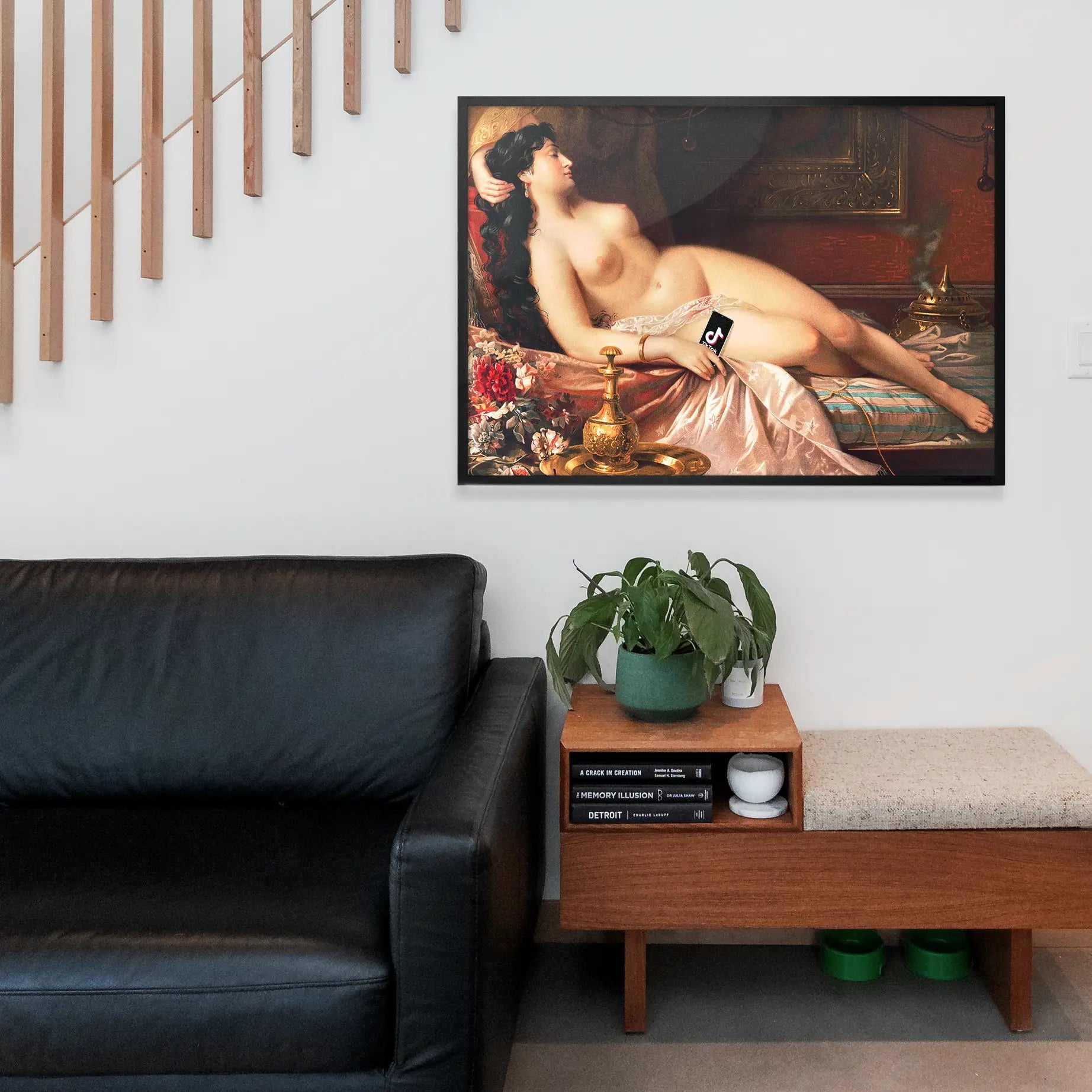 Tik Tok Oil Nude Life Painting Print