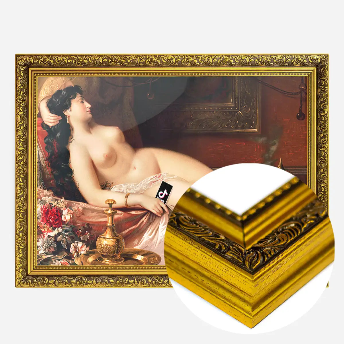 Tik Tok Oil Nude Life Painting Print