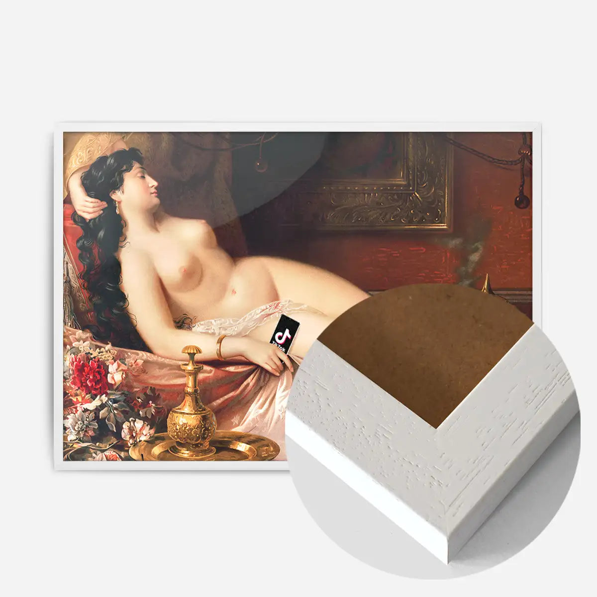 Tik Tok Oil Nude Life Painting Print