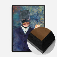 Vintage Superhero Painting Altered Art Print
