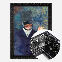 Vintage Superhero Painting Altered Art Print