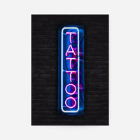 Tattoo Neon Sign Photography Print