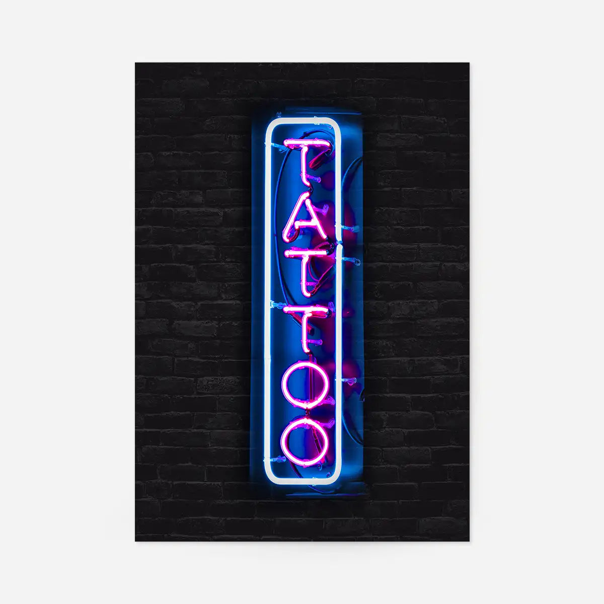 Tattoo Neon Sign Photography Print