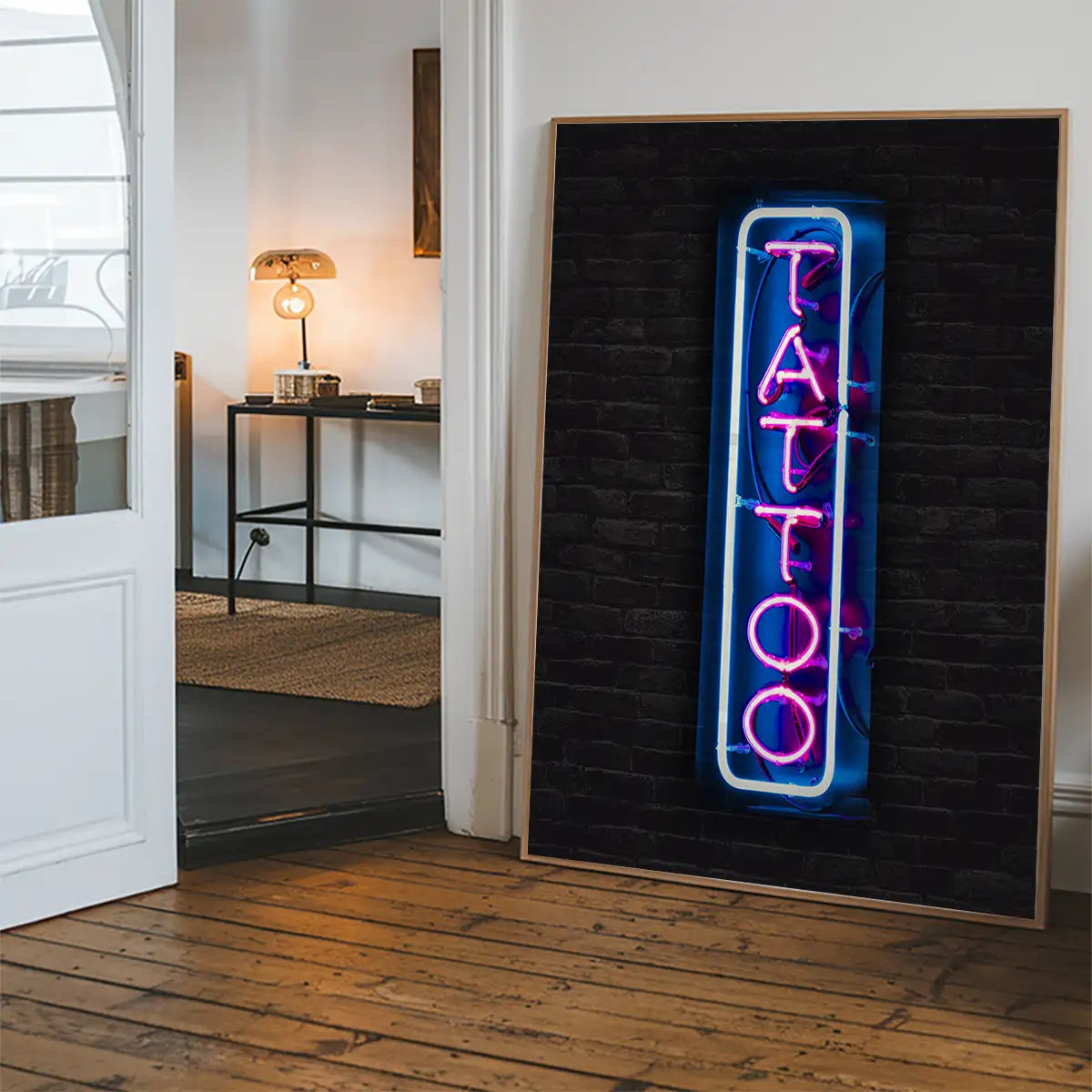 Tattoo Neon Sign Photography Print