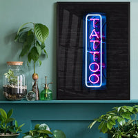 Tattoo Neon Sign Photography Print