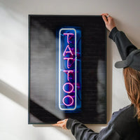 Tattoo Neon Sign Photography Print