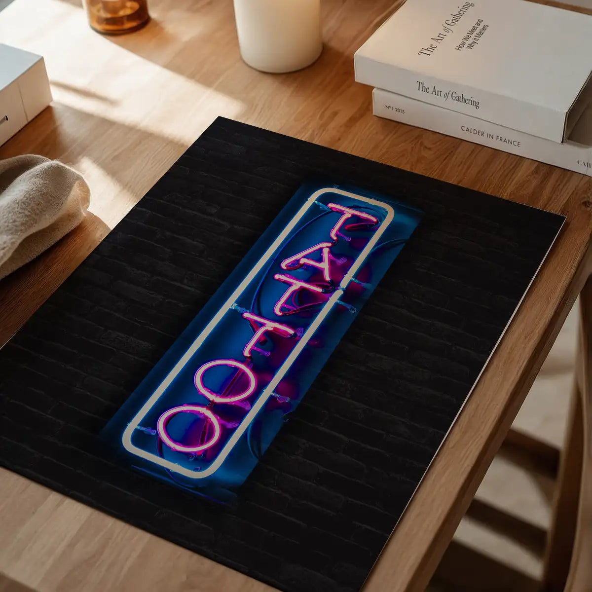 Tattoo Neon Sign Photography Print