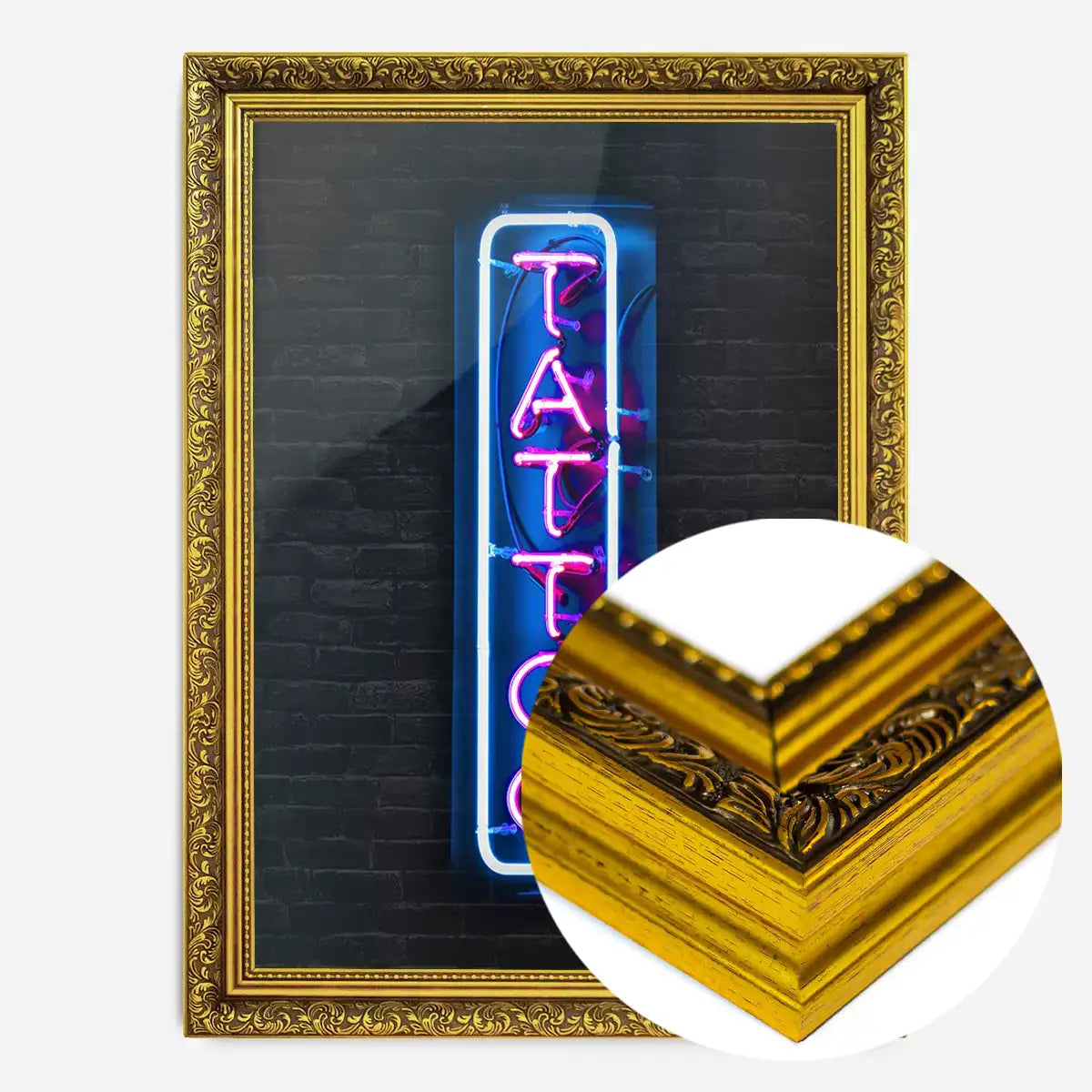 Tattoo Neon Sign Photography Print