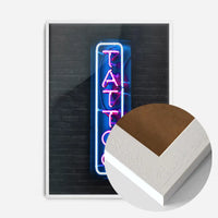 Tattoo Neon Sign Photography Print