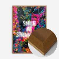 Smile At Strangers Neon Floral Print