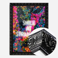 Smile At Strangers Neon Floral Print