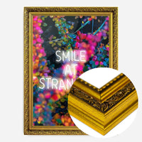 Smile At Strangers Neon Floral Print