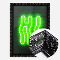 Hi Green Neon Art Print