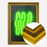 Hi Green Neon Art Print