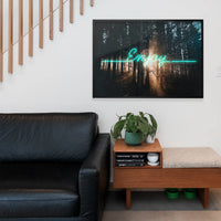 Enjoy Woodland Neon Print