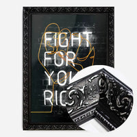 Fight For Your Right Neon Fist Print