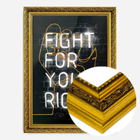 Fight For Your Right Neon Fist Print