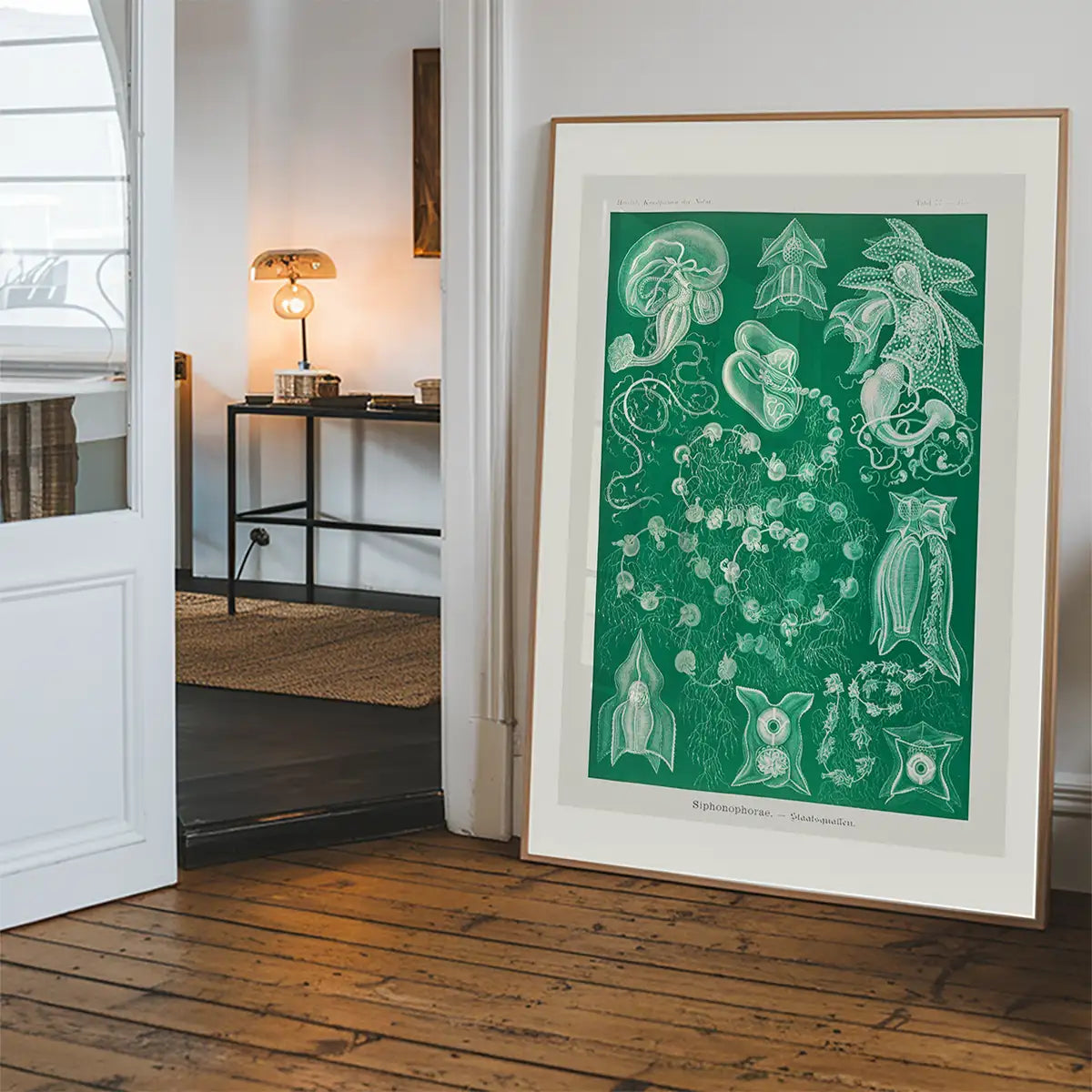 Algae Vintage Antique Green Print