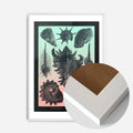 White Wood Frame
