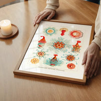 Jellyfish Vintage Antique Print