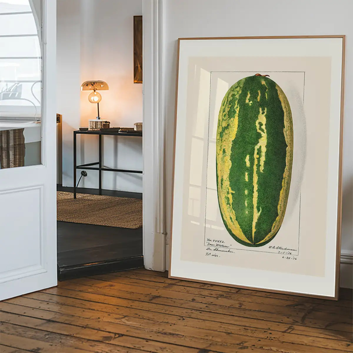 Watermelon Antique Vintage Fruit Print