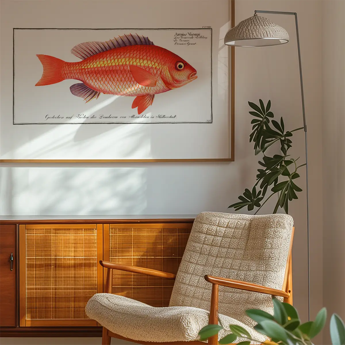 Goldfish Antique Vintage Print