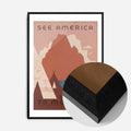 Black Wood Frame