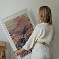 Grand Canyon National Park Vintage Travel Tourism Poster Print