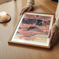 Grand Canyon National Park Vintage Travel Tourism Poster Print