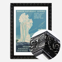 Yellowstone National Park Vintage Travel Tourism Poster Print