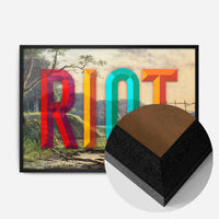 RIOT Bright Typography Print