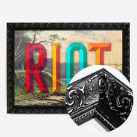 RIOT Bright Typography Print