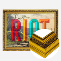 RIOT Bright Typography Print