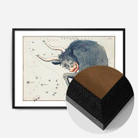 Taurus Astrology Space Vintage Antique Print