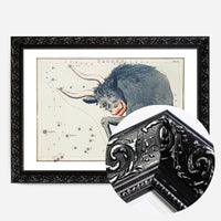 Taurus Astrology Space Vintage Antique Print
