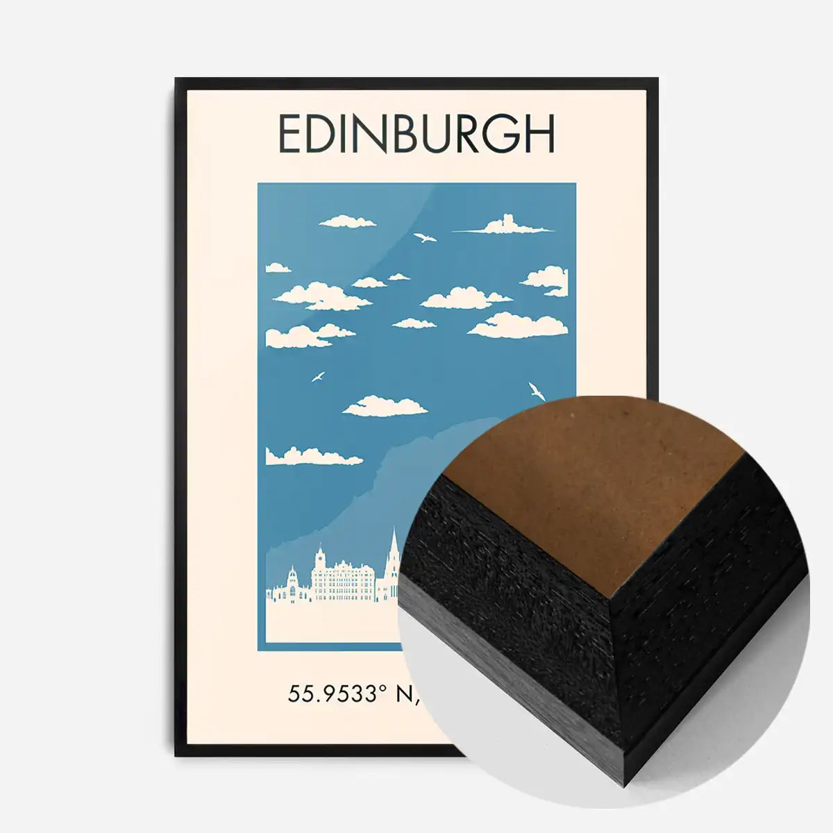 Edinburgh Tourist Style Print