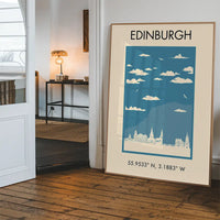 Edinburgh Tourist Style Print