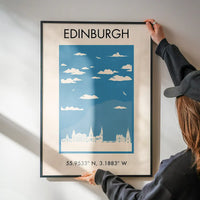 Edinburgh Tourist Style Print