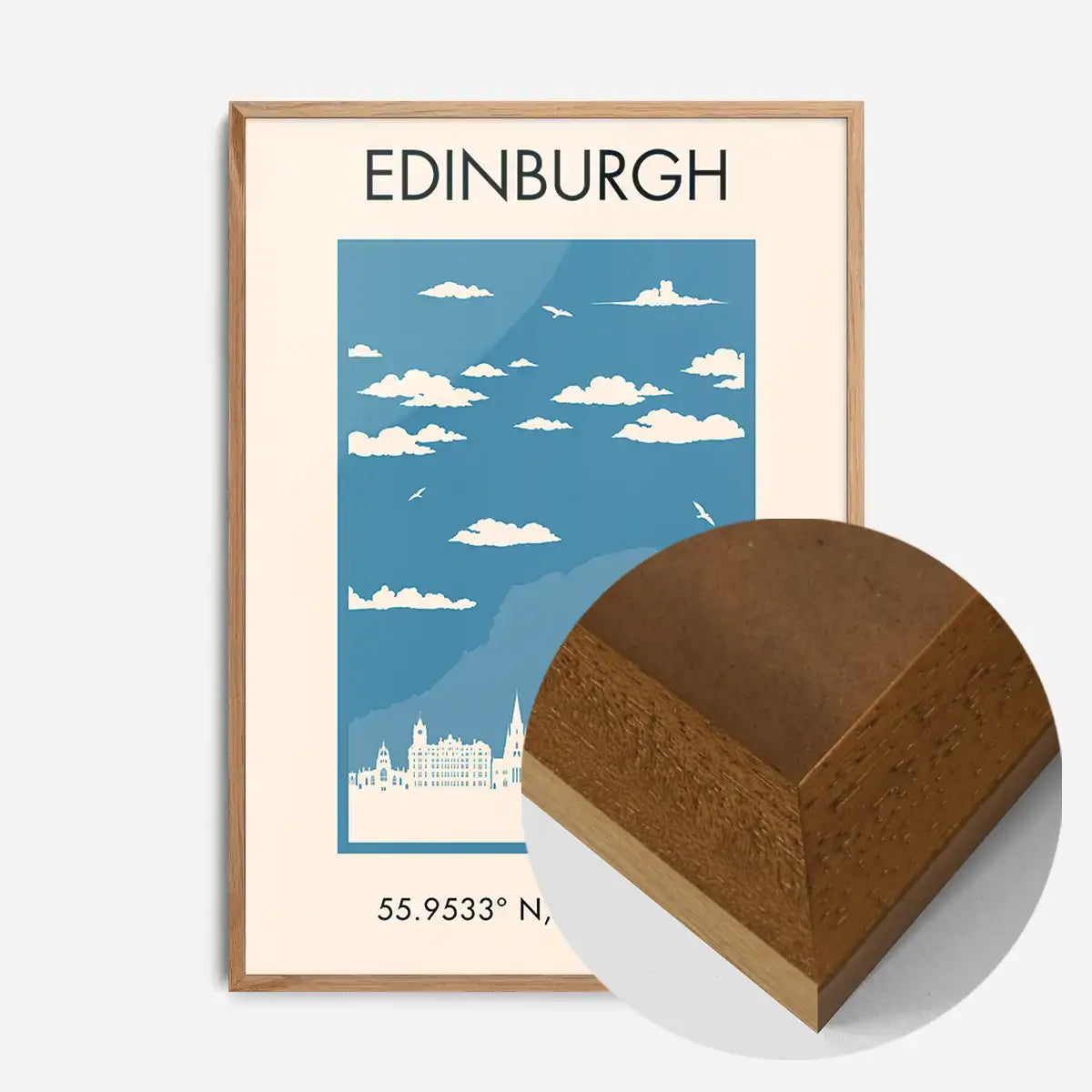 Edinburgh Tourist Style Print