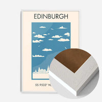 Edinburgh Tourist Style Print