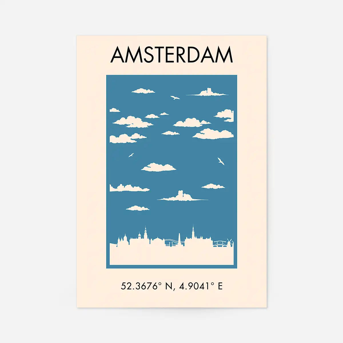 Amsterdam Tourist Style Print