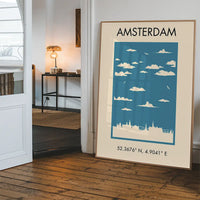Amsterdam Tourist Style Print