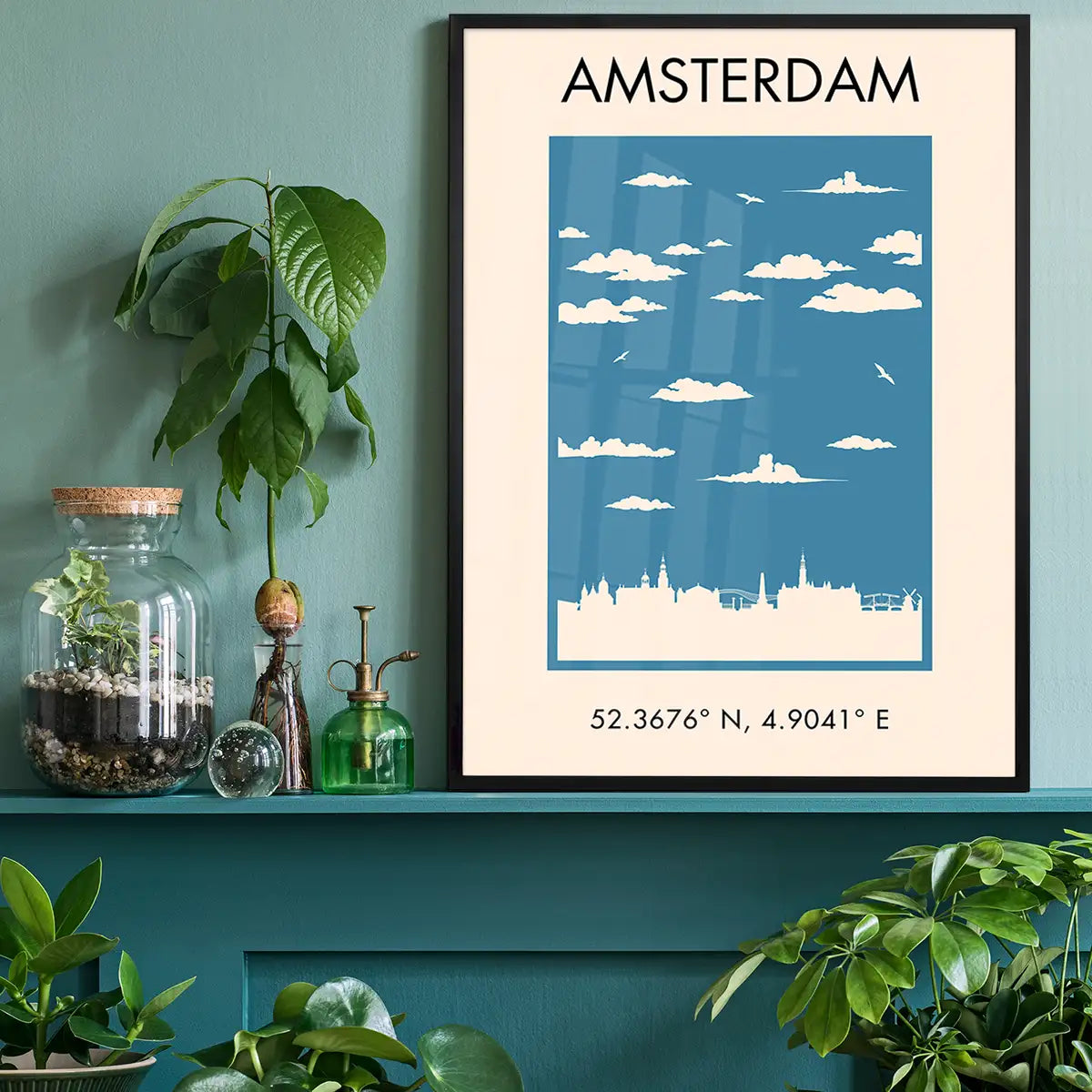 Amsterdam Tourist Style Print