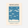Newcastle Tourist Style Print