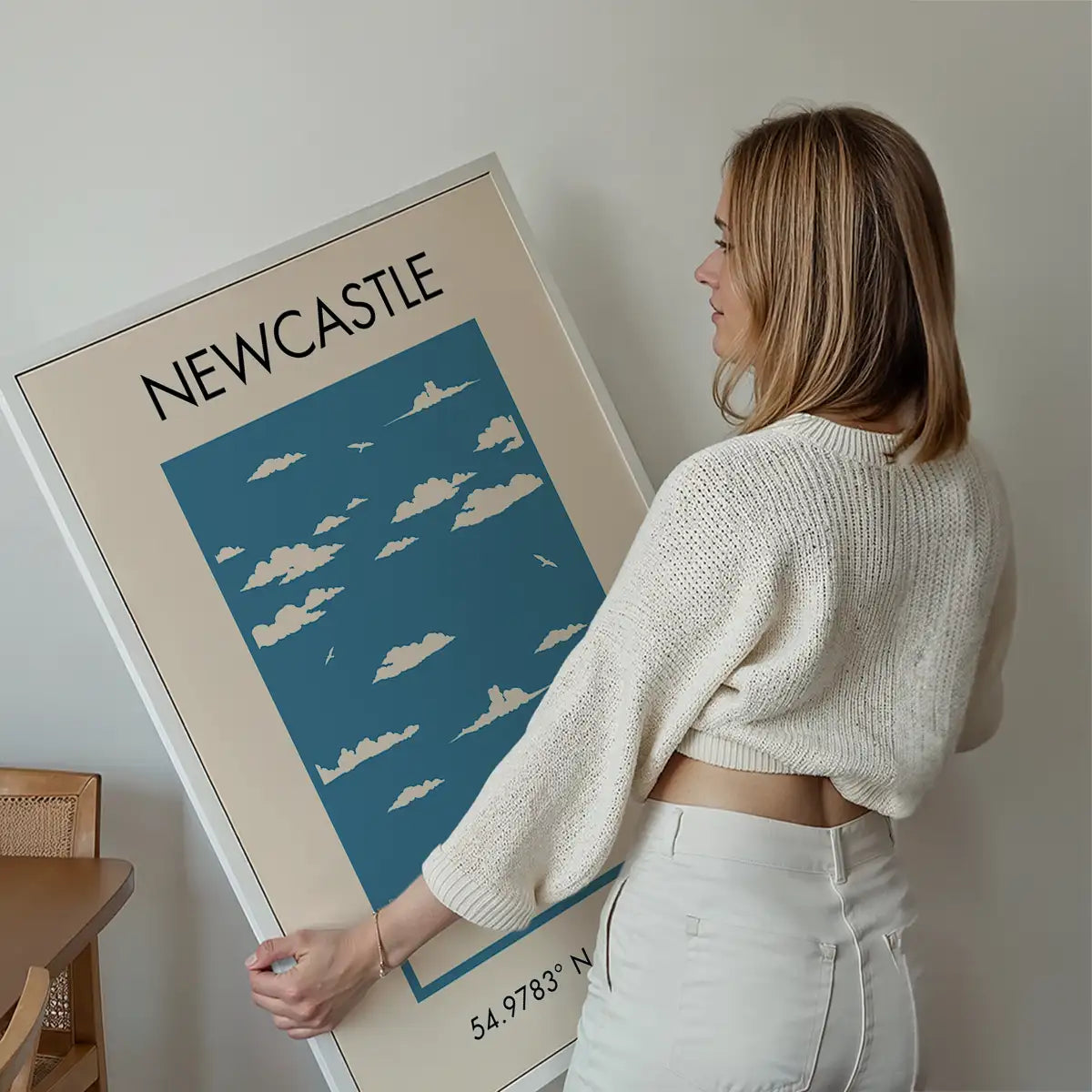 Newcastle Tourist Style Print