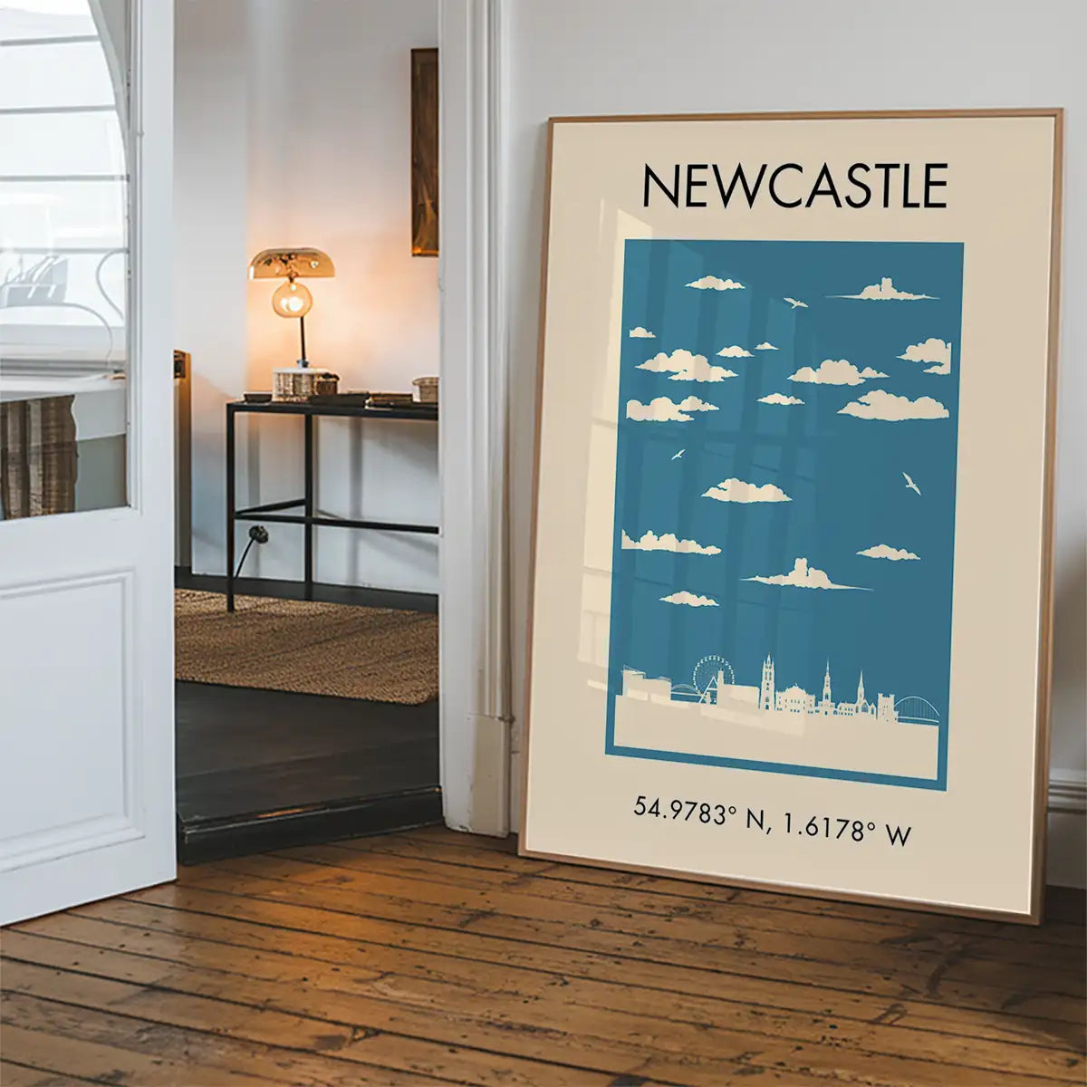 Newcastle Tourist Style Print