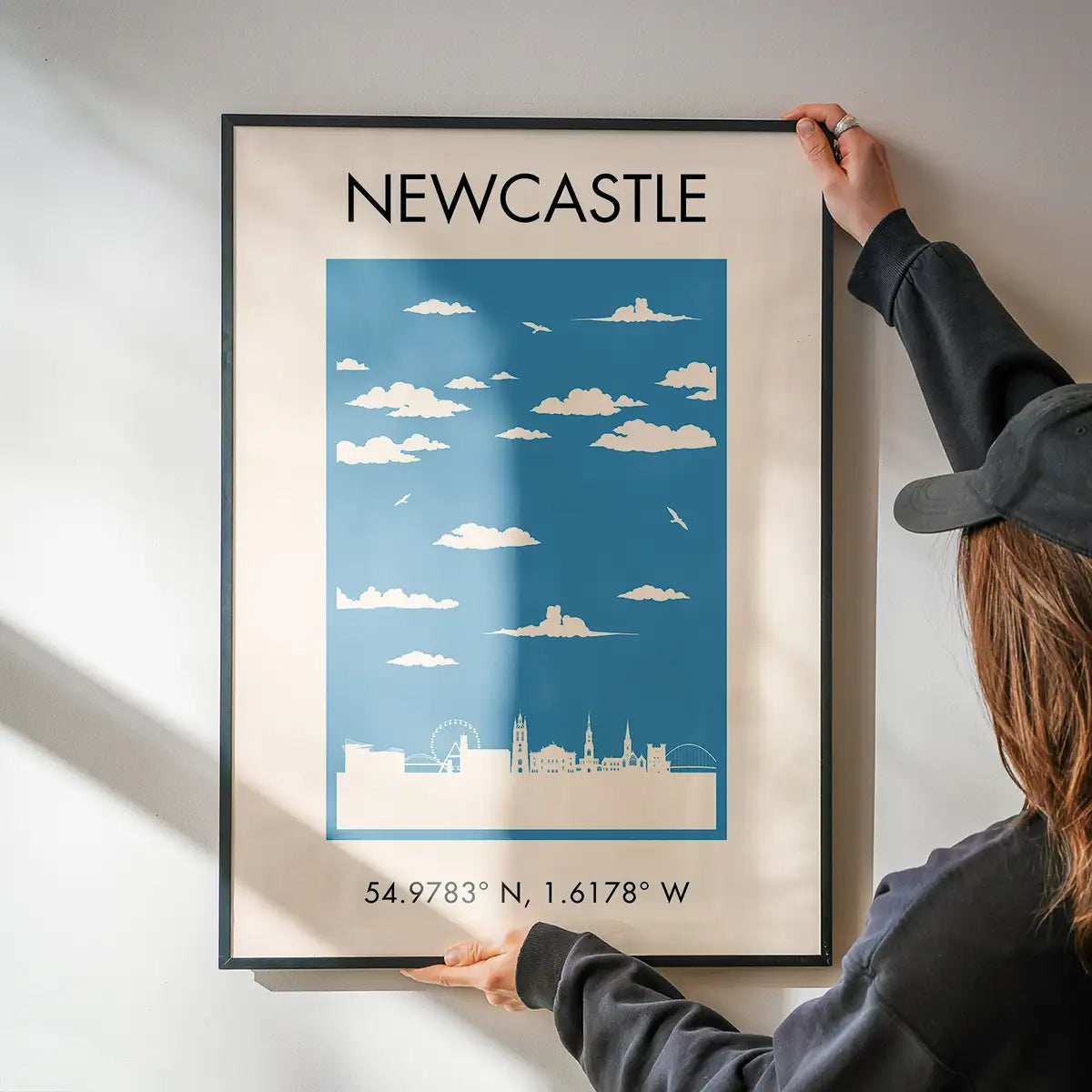 Newcastle Tourist Style Print